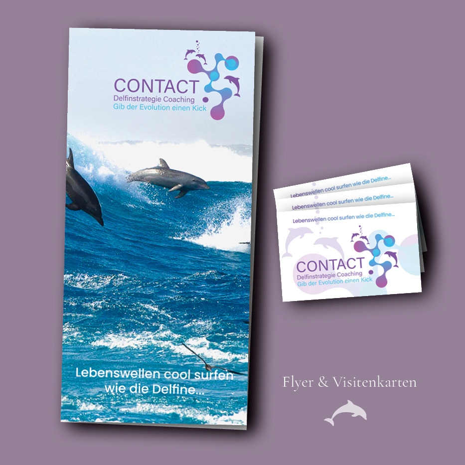 Delfinstrategien Grafik Design