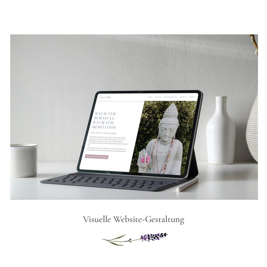 Webseite Raum für Beratung und Meditation